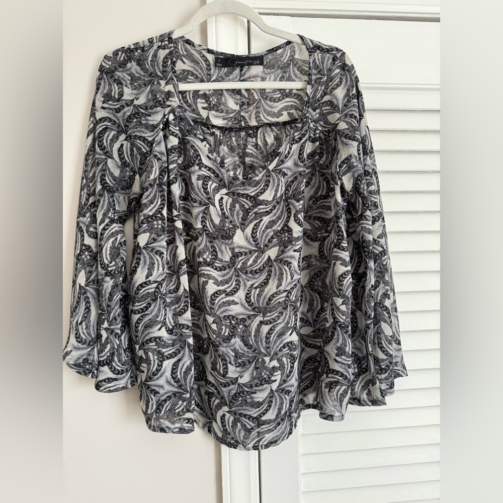 Patterson J Kincaid shirt small black and white